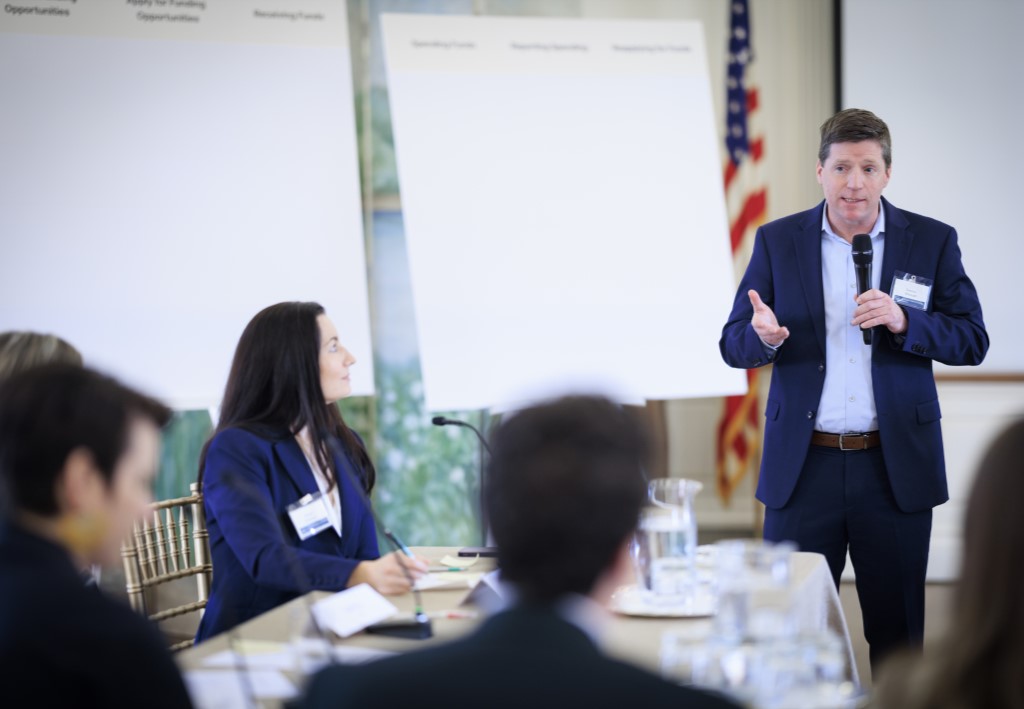 Terence Milstead facilitating a stakeholder listening session
